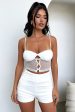 Kacey Crop - White Discount