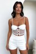 Kacey Crop - White Discount