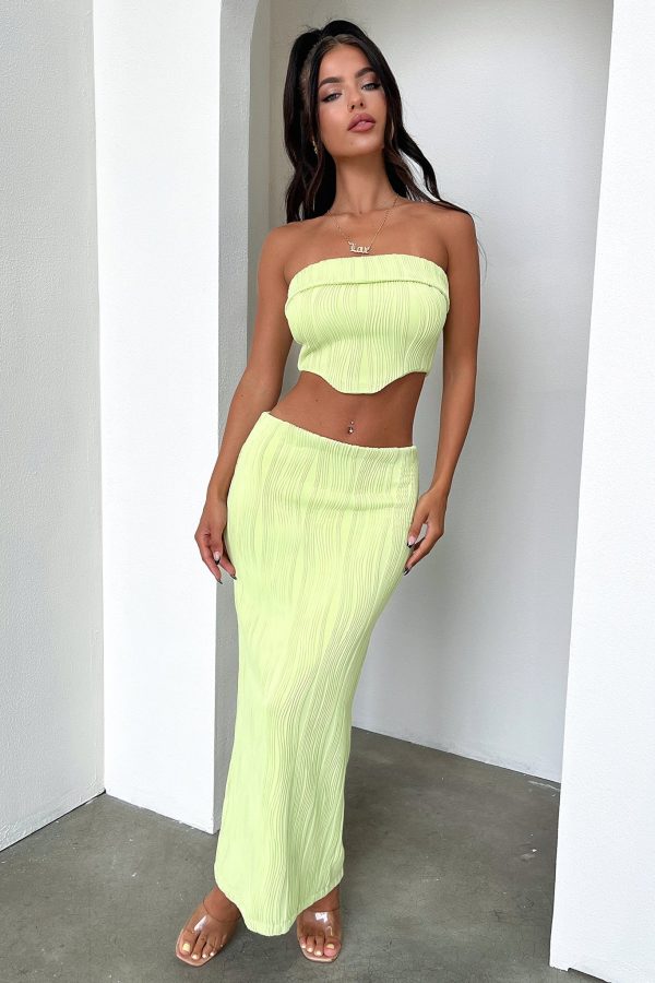 Xava Crop - Green For Discount